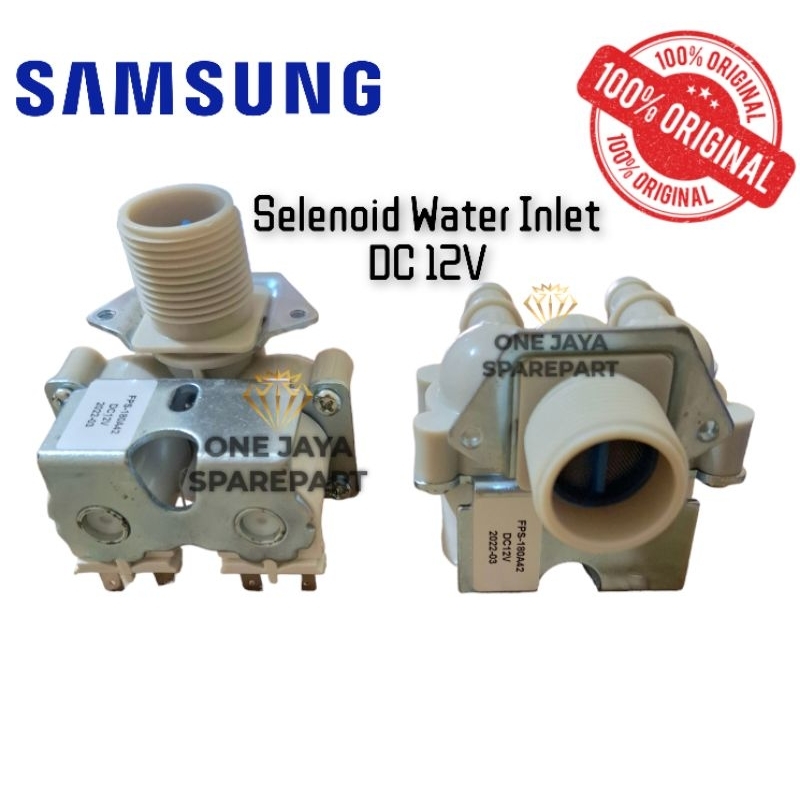 SAMSUNG Selenoid Water Inlet Cuci 2 Inlet  DC 12V | Water Inlet Selenoid Samsung DC 12V