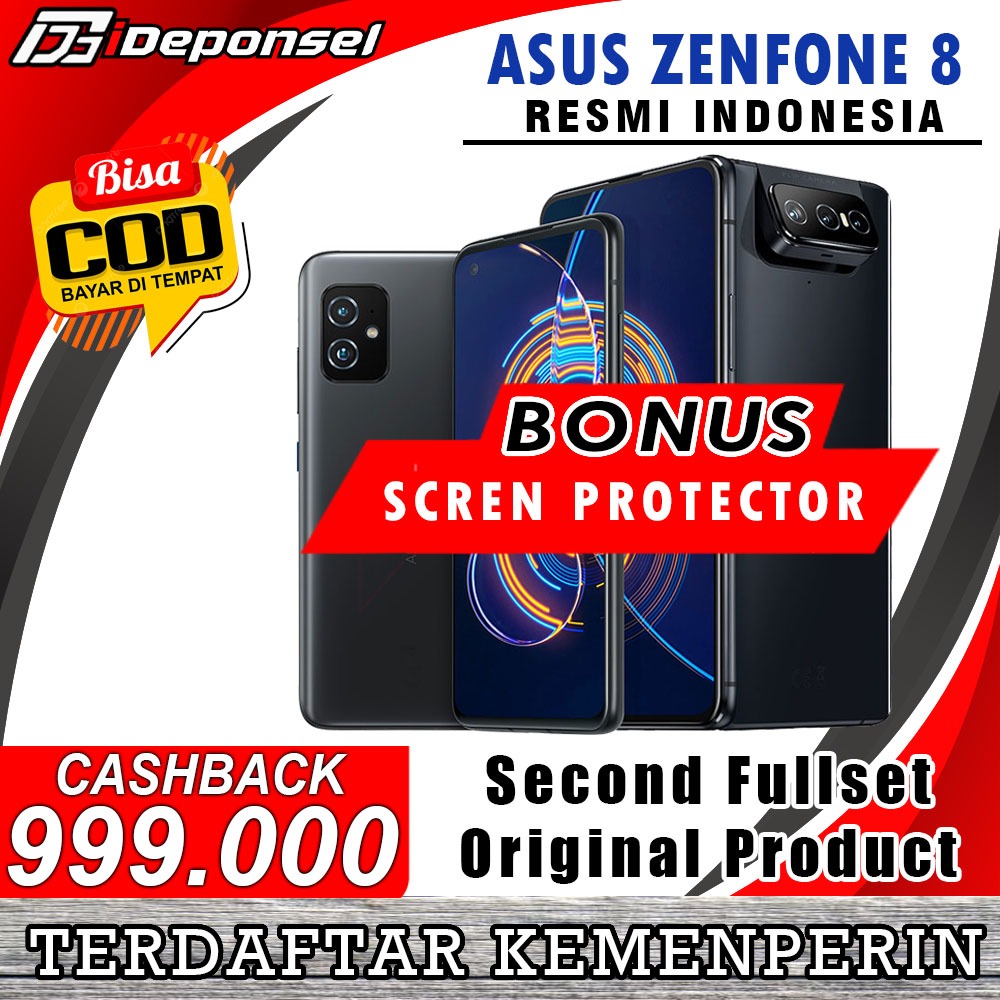 TAM | Asus Zenfone 8 & 8 Flip 16/256GB 8/128GB Garansi Resmi Indonesia