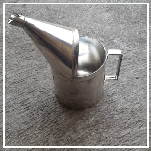 Corong Oli Minyak Stainless Ukuran 1,5 Liter | Corong Literan Minyak | Corong Minyak