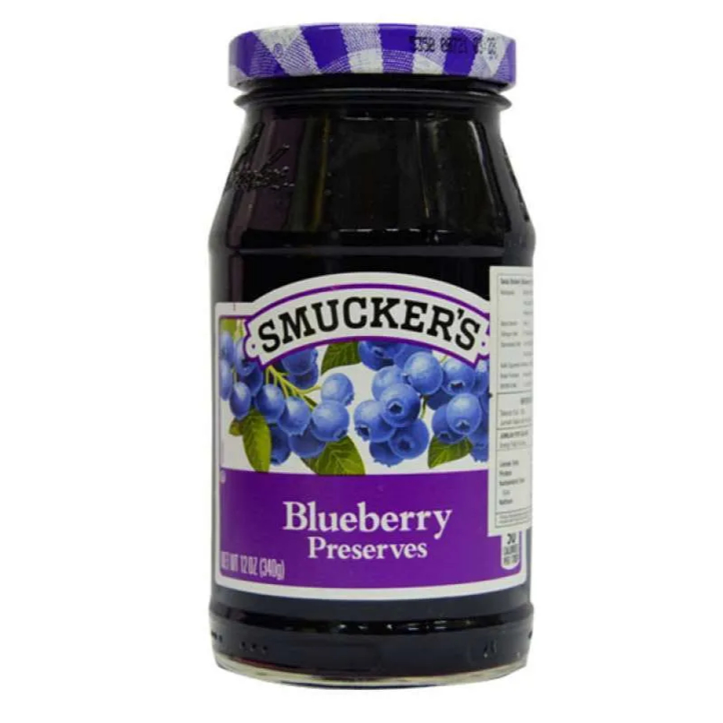 

Smucker's Blueberry Strawberry Red Raspberry Preserves / Selai Impor 340 Gr