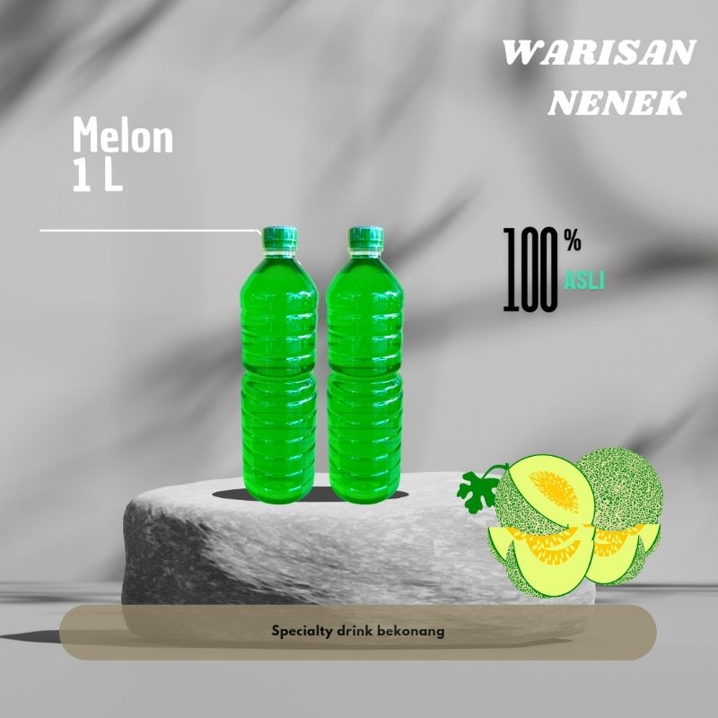 

(BISA COD) TERMURAH Oleh oleh warisan nenek khas bekonang Melon 1L hasil produksi sendiri 100% ASLI