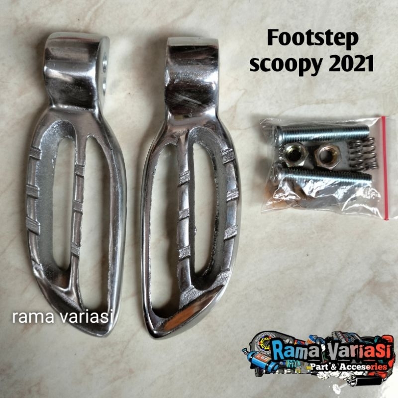 Footstep postep pijakan kaki belakang Scoopy 2021 High quality