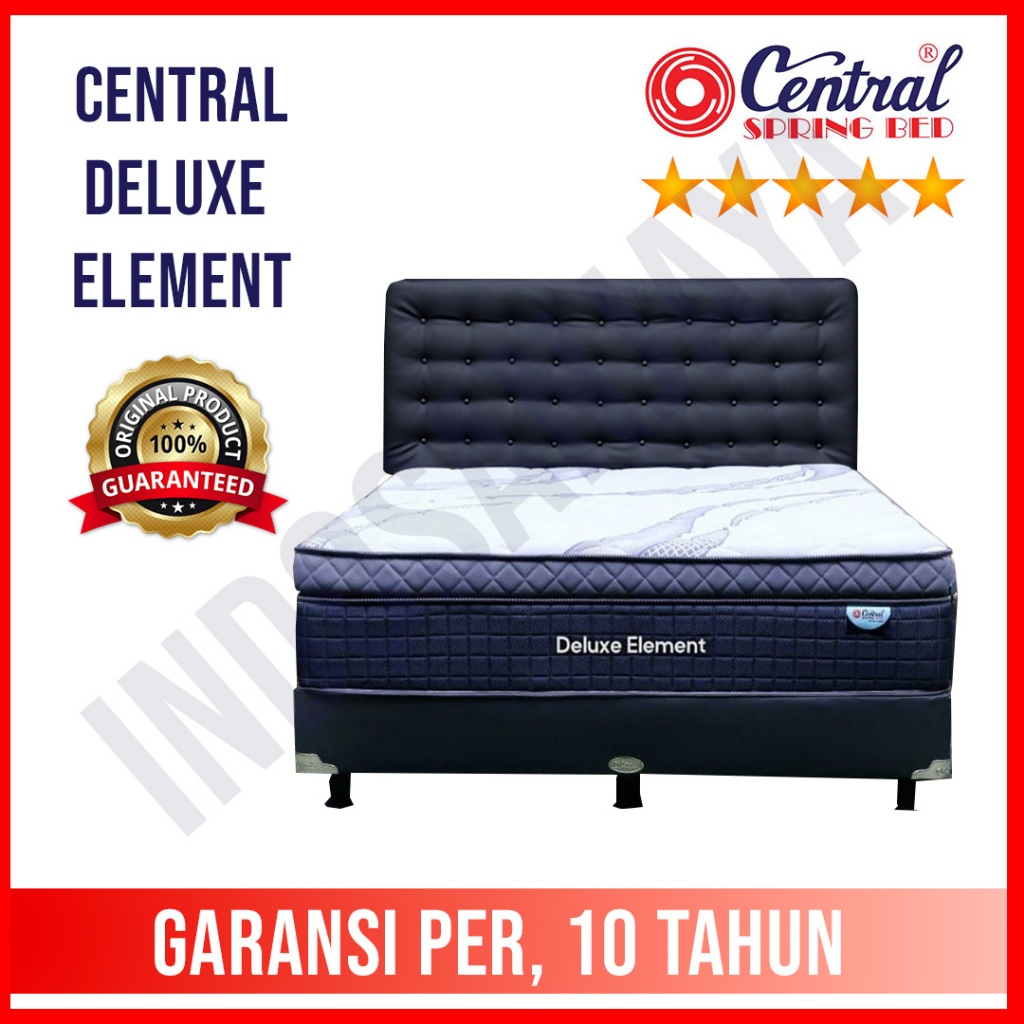 Springbed CENTRAL DELUXE ELEMENT PILLOW TOP kasur Central spring bed deluxe Element pillowtop