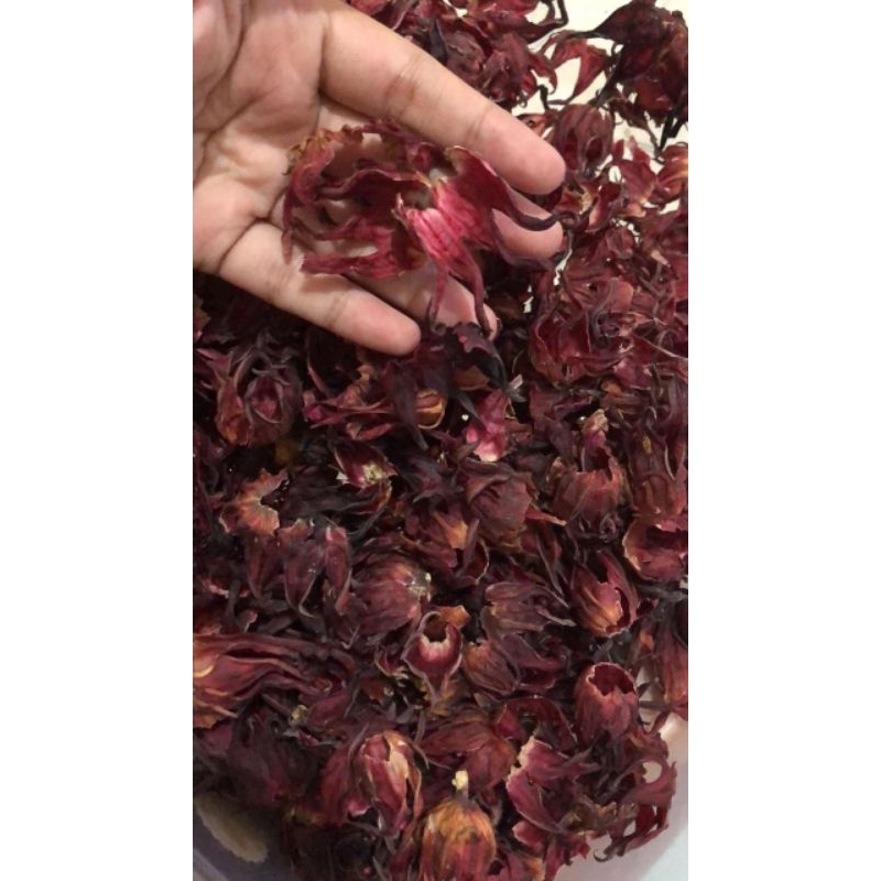 

Bunga Rosella Kering Herbal Alami