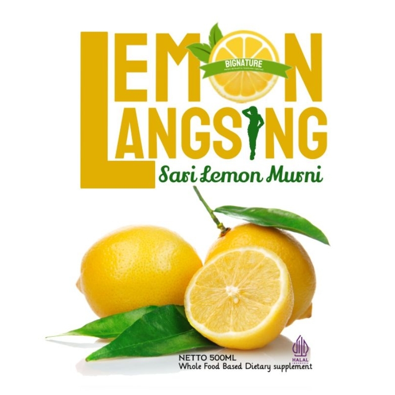 

Sari lemon murni Lemon Langsing 500ml
