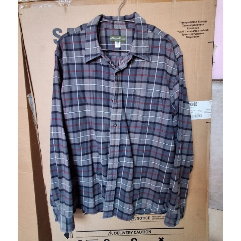 kemeja flannel eddie bauer