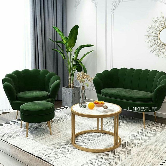 SOFA KERANG CLAIRE 1 SET | SOFA UNIK | SOFA RUANG