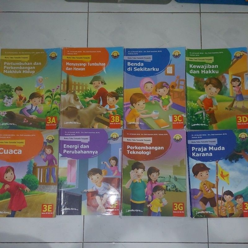 

Buku teks tematik terpadu.kelas 3 SD. Kurikulum 2013. Edisi revisi. Dr. Lili Nurlaili, M.Ed. Drs Dedi Iswantara, M.Pd. Sutinah, M.Pd. ( yudhistira )