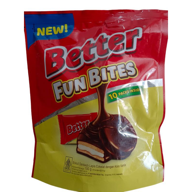 

Better fun bites100gr10 packs inside