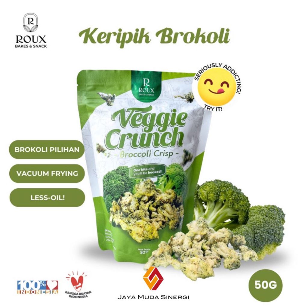 

KERIPIK BROKOLI CRISPY - HEALTHY SNACK - SNACK SEHAT - KERIPIK SAYUR PREMIUM