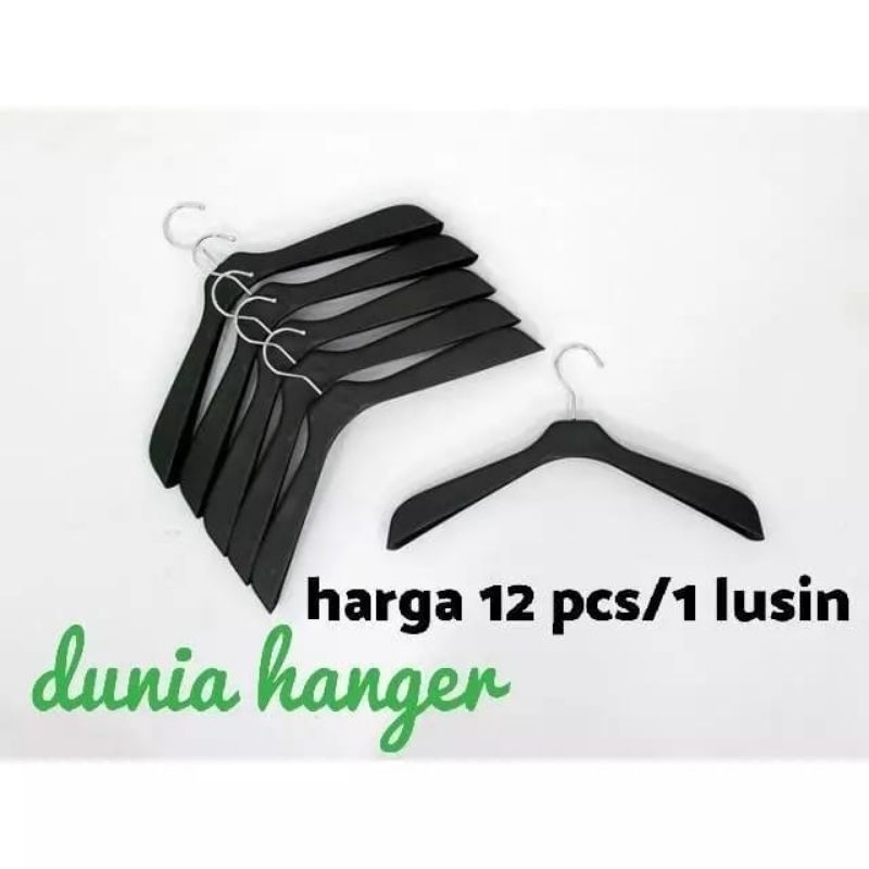 HANGER JAS/BAJU BAHAN PLASTIK KUAT DAN TEBAL KUALITAS TERJAMIN.
