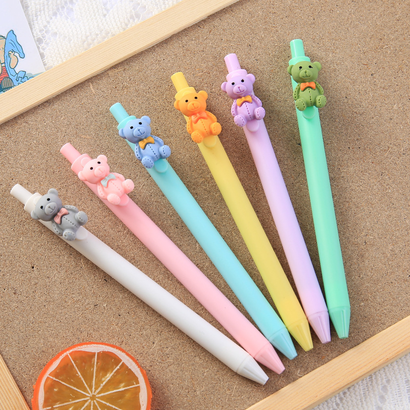 PULPEN PENA AESTHETIC CUTE BEAR/BELI 3 LEBIH MURAH