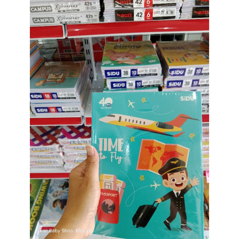 

Buku tulis sidu 38 lembar isi 10 buku