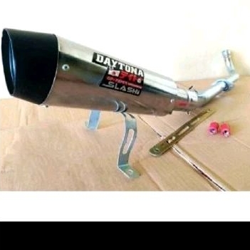 Knalpot Racing DAYTONA All Bebek Supra Shogun Smash Karisma Revo Vega Honda C70 Astrea Grand