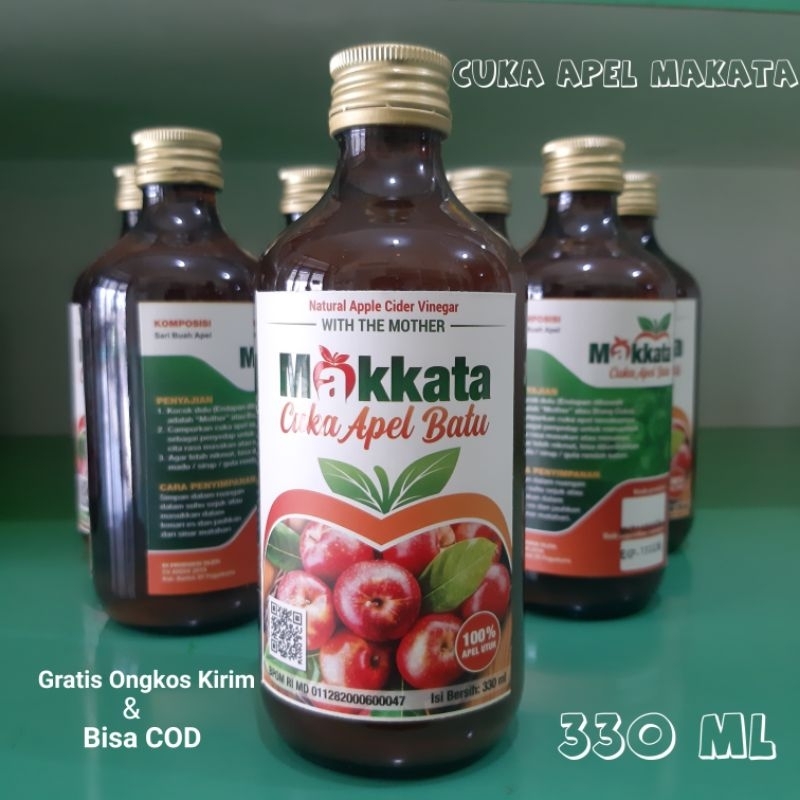 

Cuka Apel Makkata Makata Asli Packing 100% Aman