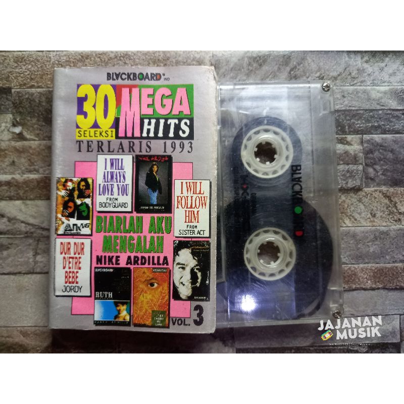 Kaset 30 Megahits 93