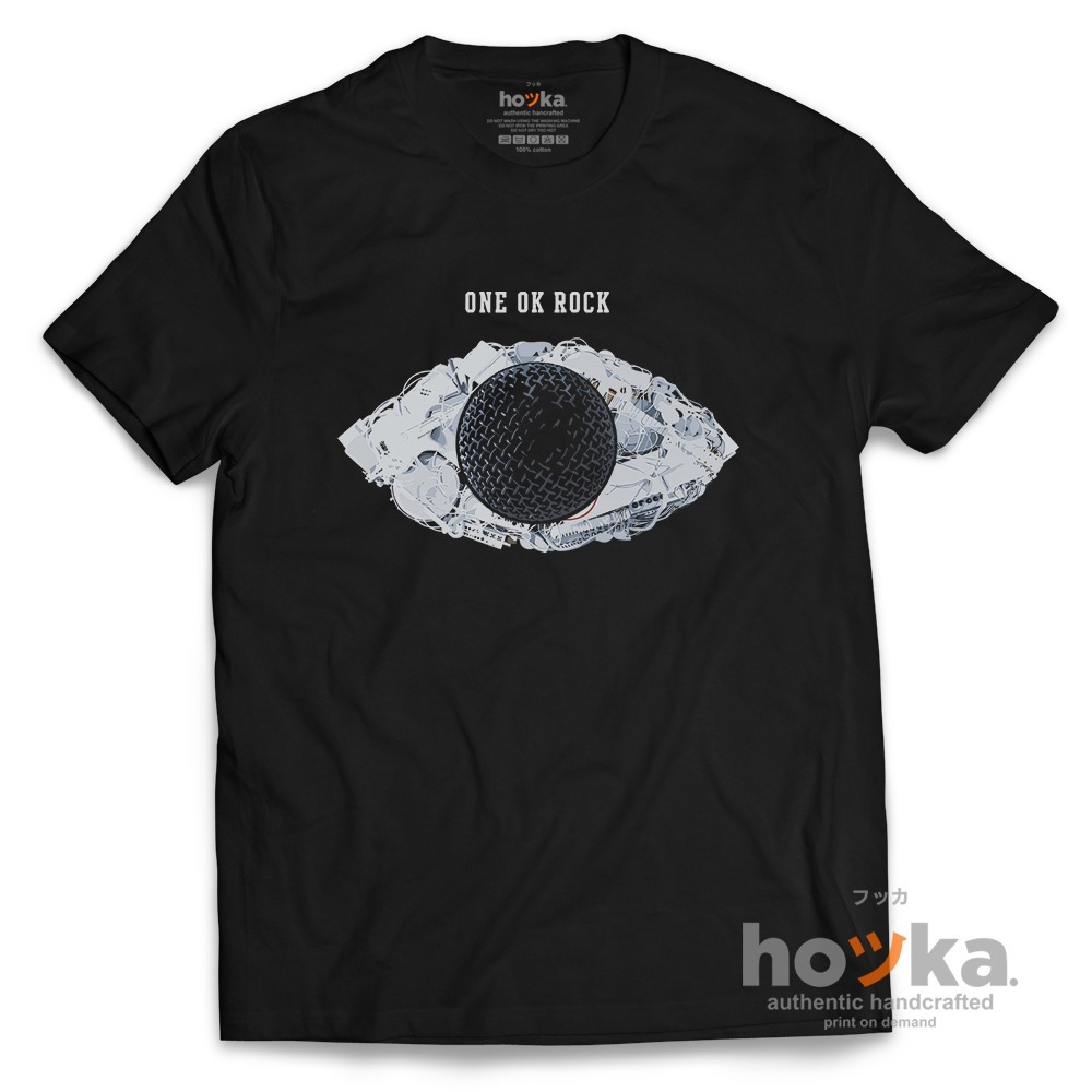 Kaos ONE OK ROCK HOOKA Distro Premium KAOS BAND  ONE OK ROCK