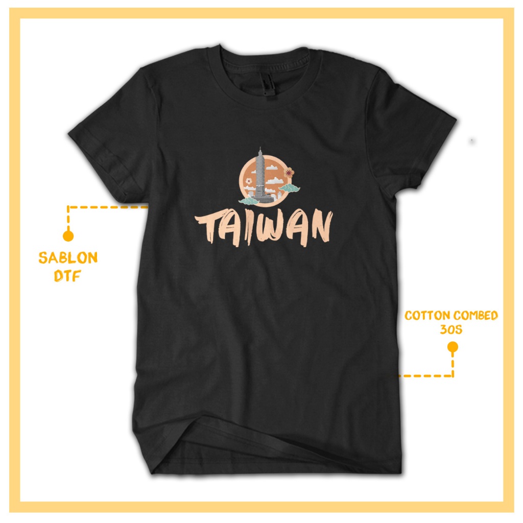 KAOS DISTRO TAIWAN OLEH OLEH NEGARA WISATA TERLARIS NIDARSTORE