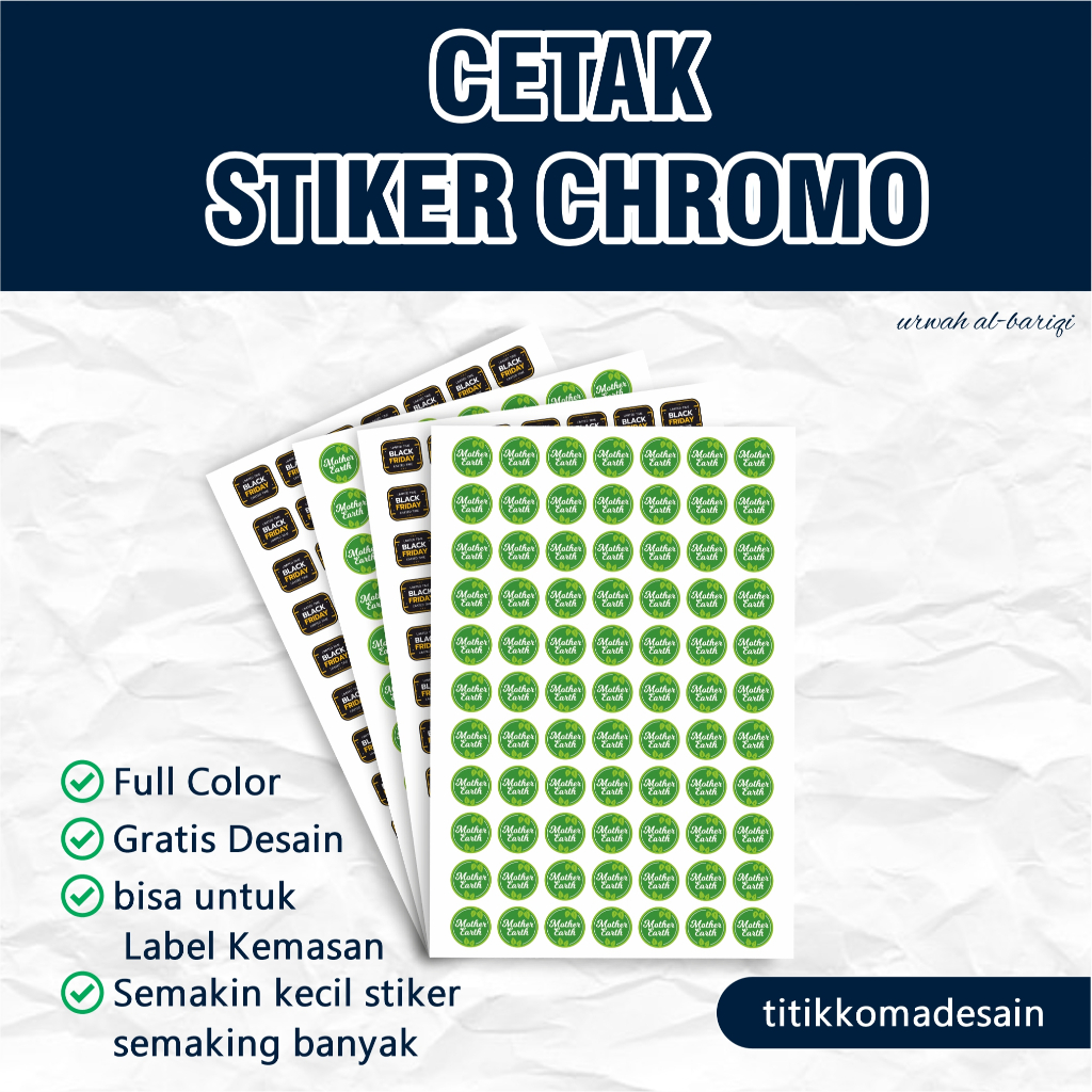 

Cetak Stiker Chromo Tedhak Siten