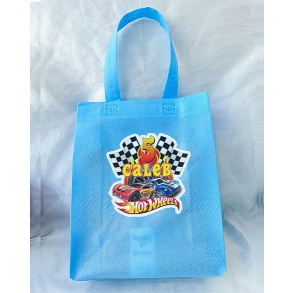 

Hot Wheels - Tas Spunbon Custom Tema - Tas Souvenir Ulang Tahun / Goodie Bag Birthday / Tas Snack