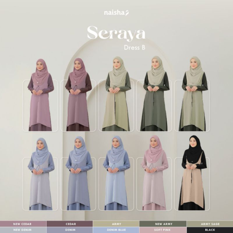 NAISHA | Seraya Dress B /Seraya Dress / Dress 2in1
