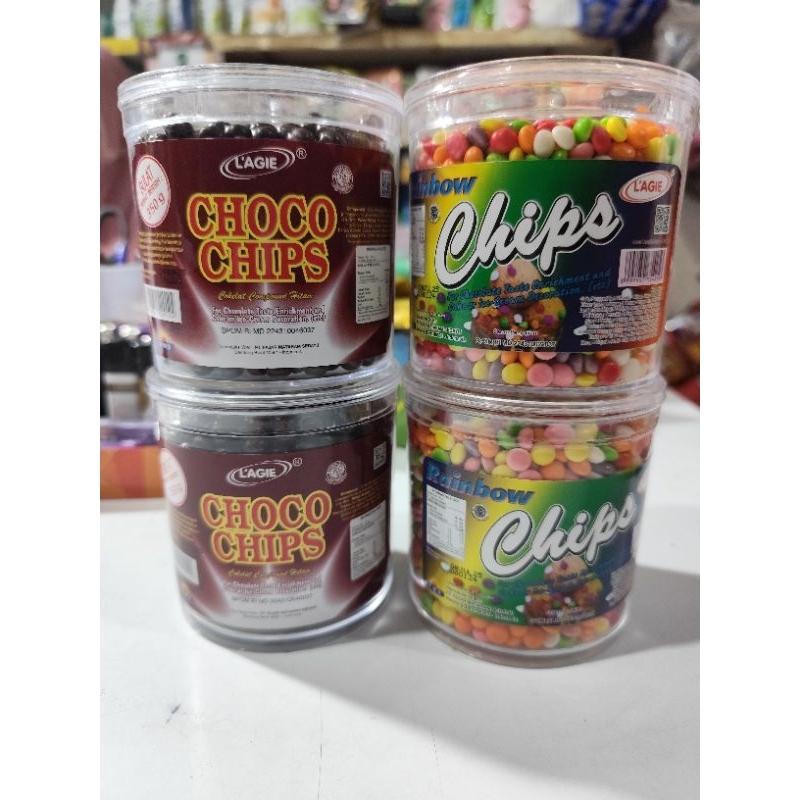 

choco chips/Rainbow chips
