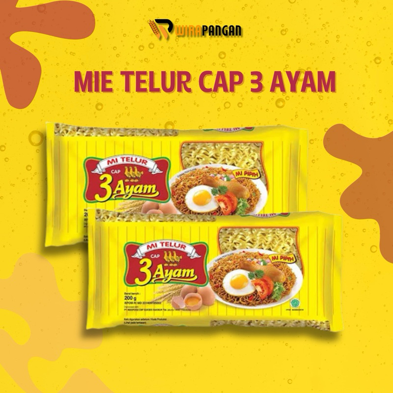 

MIE TELUR CAP 3 AYAM MURAH