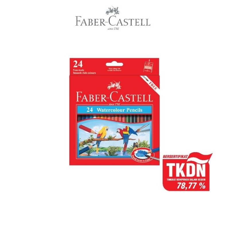 

KODE K2D3 FaberCastell Watercolour Pencil set 24L