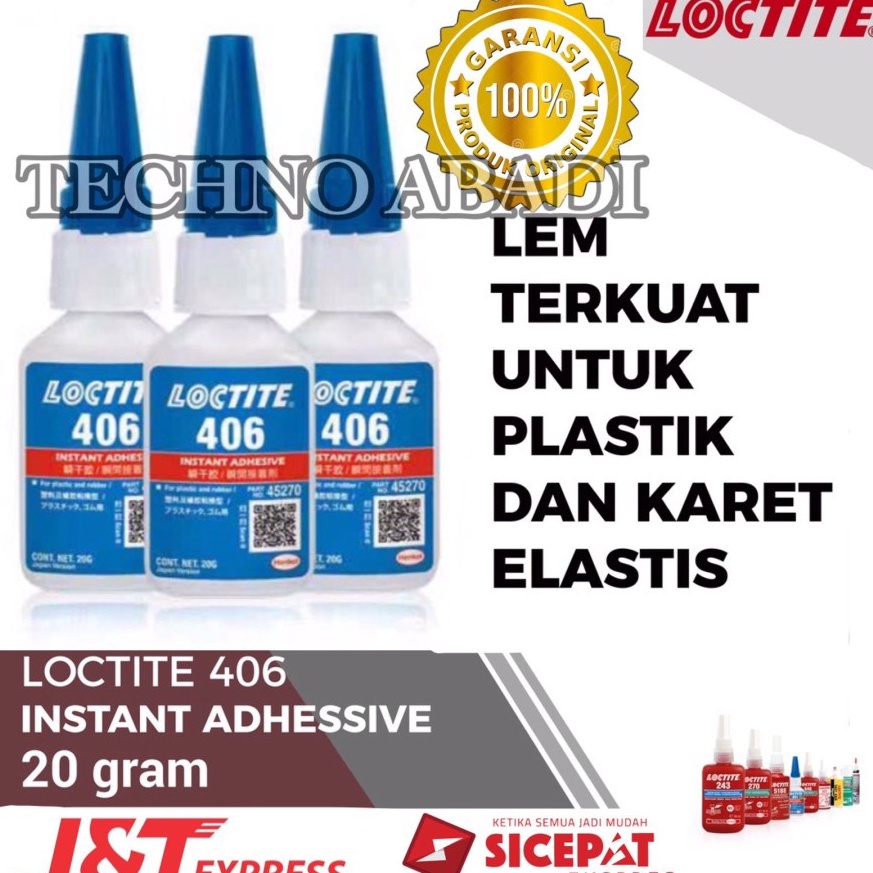 

LEM LOCTITE 46 2 GRAM ORIGINAL LOCTITE 46 LEM PLASTIK 2GR KODE B4T6