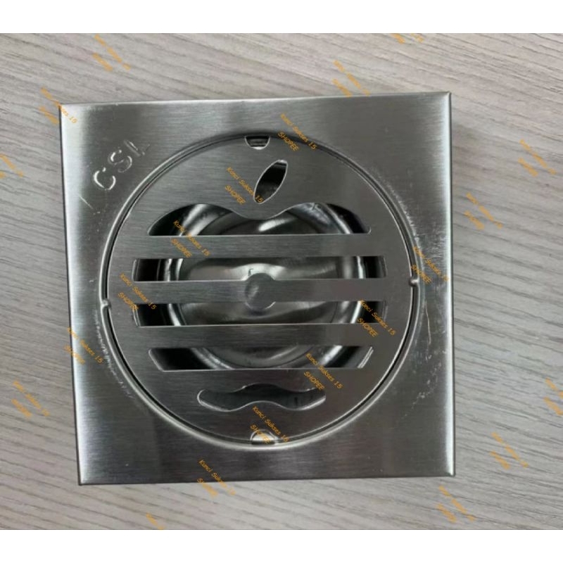 Saringan Got Kamar Mandi Stainless CISAL / Saringan Floor Drain Apple
