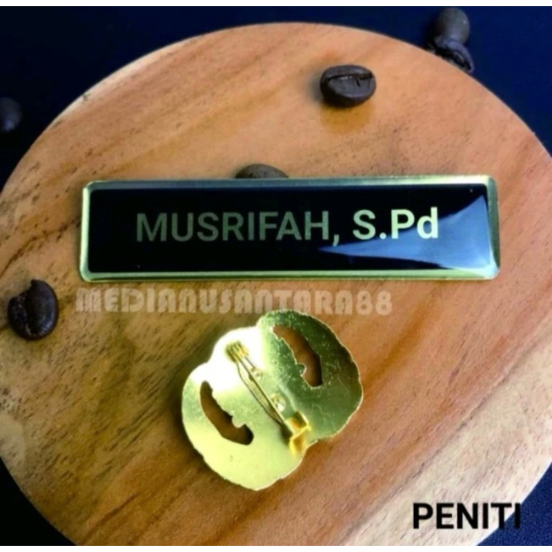 

Paket Hemat ASN Papan Nama name Tag Kuningan+Korpri Peniti