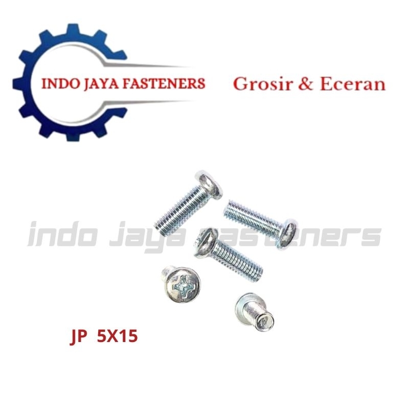 Baut JP M 5 x 15 Baut Philip M5 x 15mm