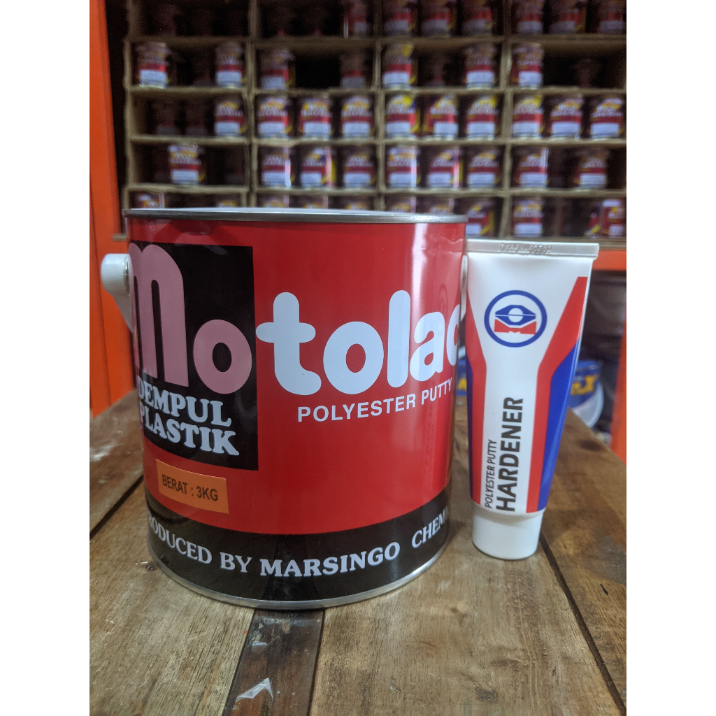 Dempul Motolac Polyester Putty / Dempul Mobil / Dempul Plastik