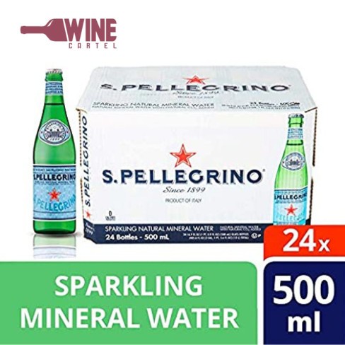 

S. Pellegrino Sparkling Water / 24 Botol x 500ml