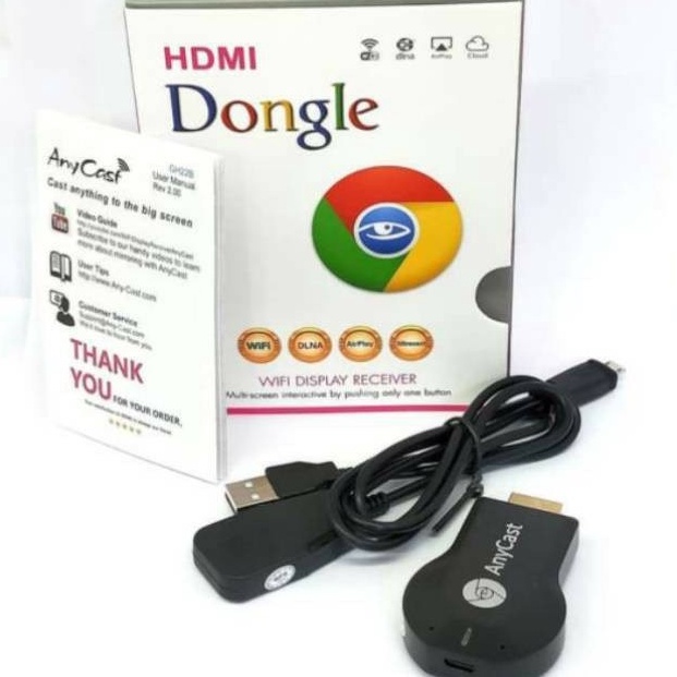 Alat Penghubung Hp Ke TV TANPA KABEL HDMI DONGLE ANYCAST EZCAST x G5W4