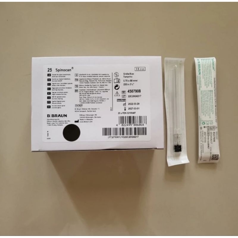 Spinocan 22 BBRAUN / Spinocan 22G / Spinal Needle 22G BBRAUN