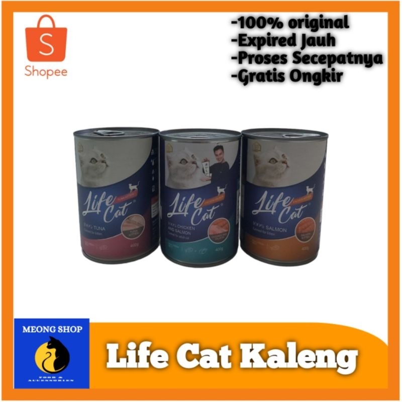 LIFE CAT KALENG 400GR | LIFE CAT WET FOOD | LIFE CAT KITTEN | LIFE CAT ADULT