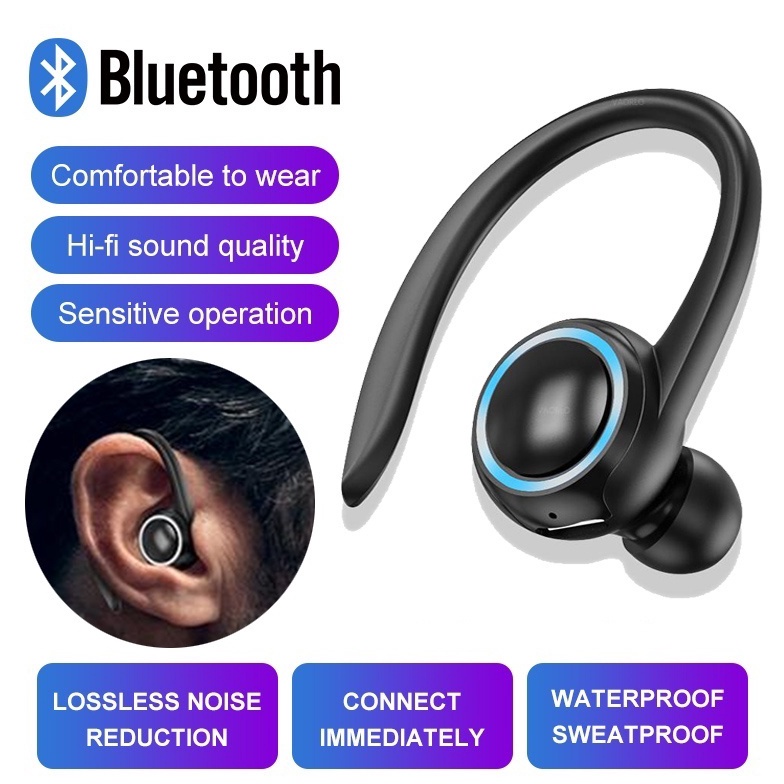 EARPHONE BLUETOOTH ANDROID HENSET BLOETOOTH HEADPHONE BLUETOOTH EARPHONE HENGSET BLUETOOTH 5 ANTI AI