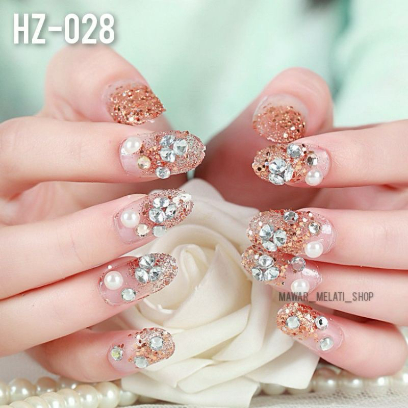 KUKU WEDDING PREMIUM//KUKU WEDDING GOLD//KUKU PALSU//FAKE NAIL//NAIL ART