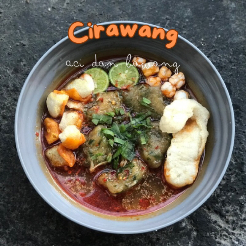

CIRAWANG (ACI DAN BAWANG)| LENGKAP DENGAN BUMBU DAN TOPING