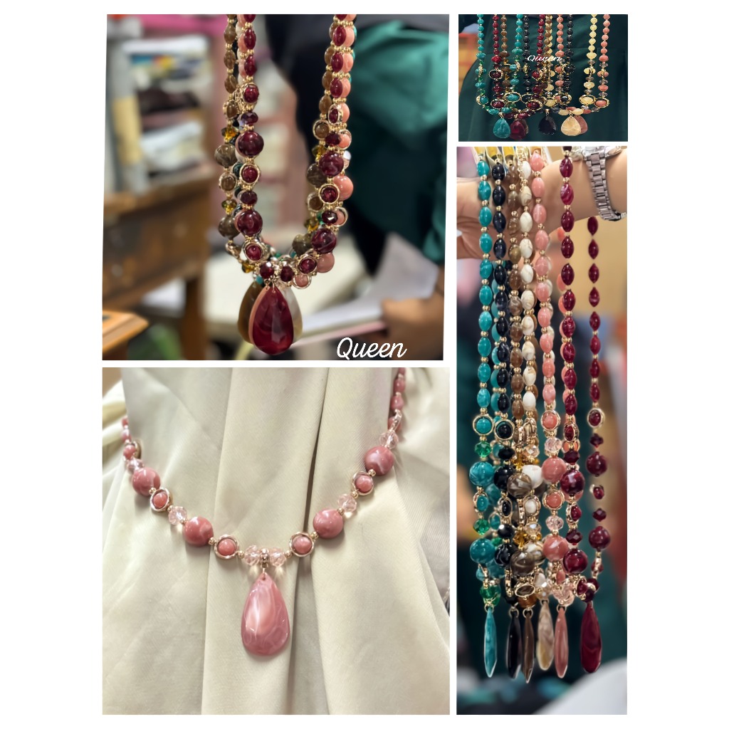 Kalung Etnik Panjang Fashion Wanita Hijab / aksesoris hijab kebaya wanita cantik