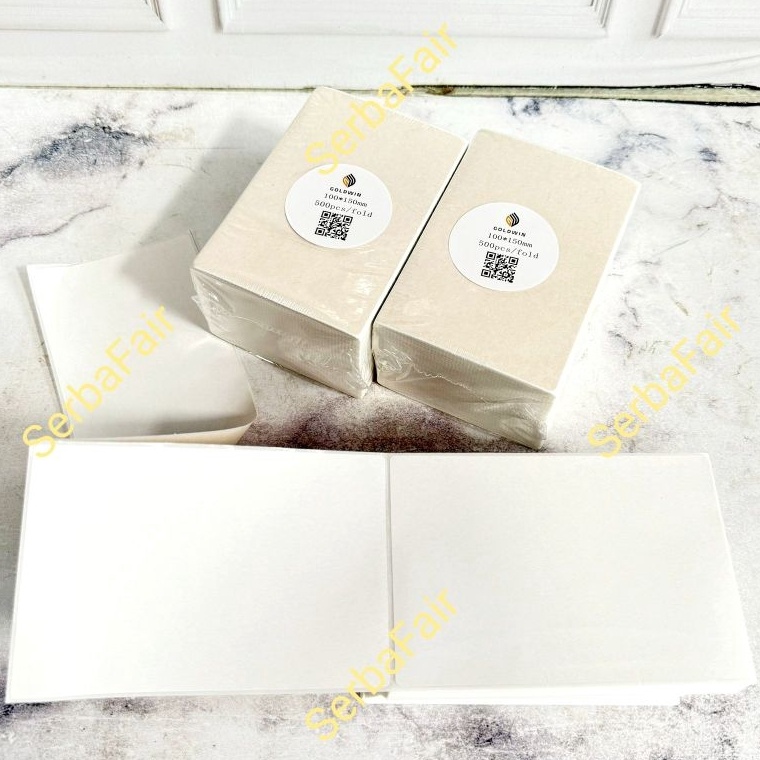 

KODE Y1M3 Label Barcode 1x15MM A6 Kertas Sticker Thermal Resi Goldwin LIPAT ISI 5