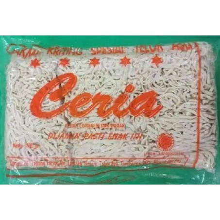

Mie Ceria 500 grm isi 6 porsi