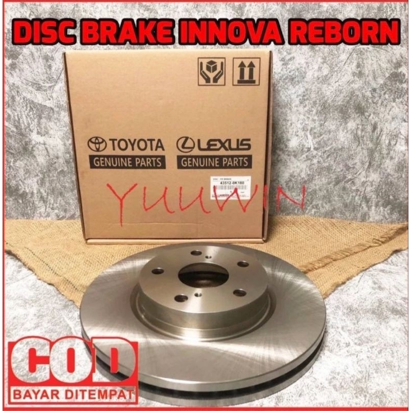 DISC BRAKE INNOVA REBORN - PIRINGAN CAKRAM DEPAN TOYOTA INNOVA REBORN