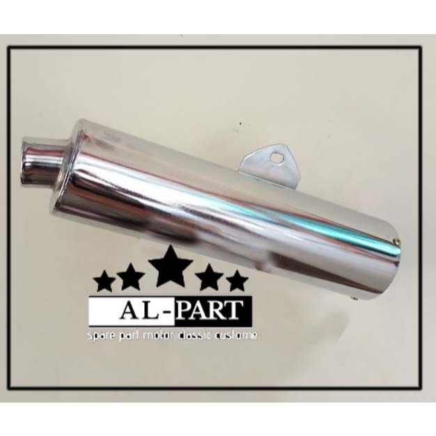 Knalpot Standar Satria Fu CKD silincer tabung  vixion New Vixion old CB150R New LED CB150