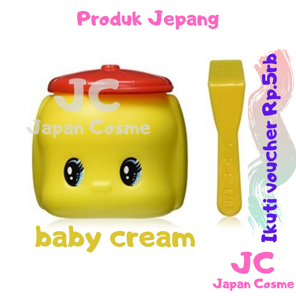 Japan Fueki Moist Cream Yellow Duck Moist Cream Krim Bayi Melembapkan Lembut Untuk Kulit Sensitif