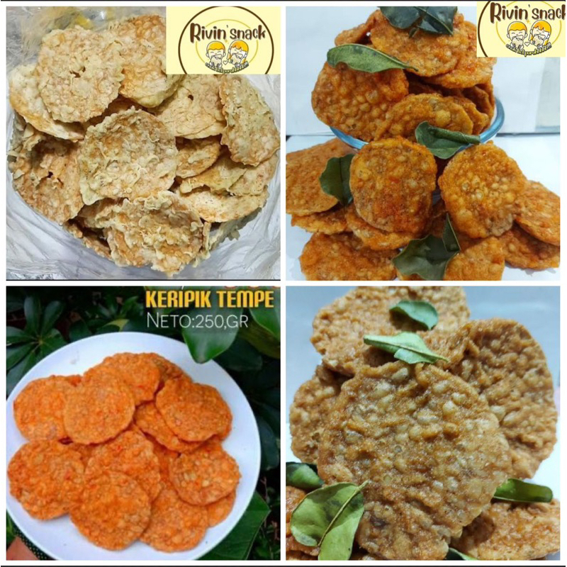 

TEMPE TEPUNG RENYAH 200gr (ASIN ORIGINAL / PEDAS / DAUN JERUK)