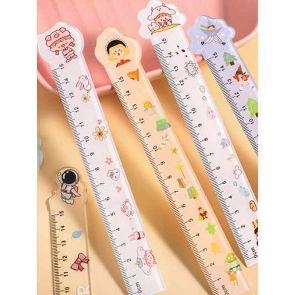 

Funny Plastic Ruler 15 cm / Penggaris plastik funny karakter / penggaris anak sekolah 15 cm