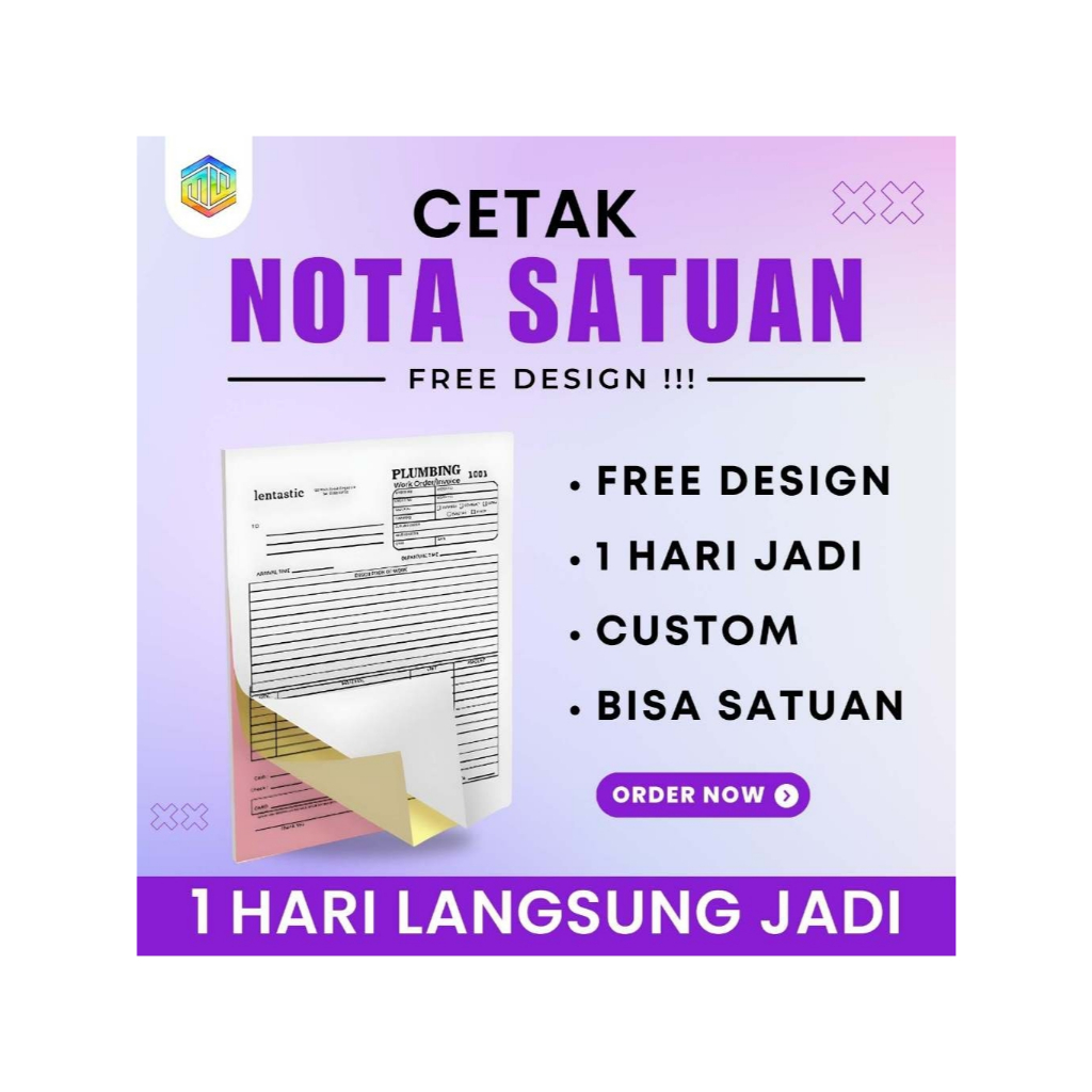 

CETAK NOTA CUSTOM SATUAN TERMURAH!! 1 HARI JADI