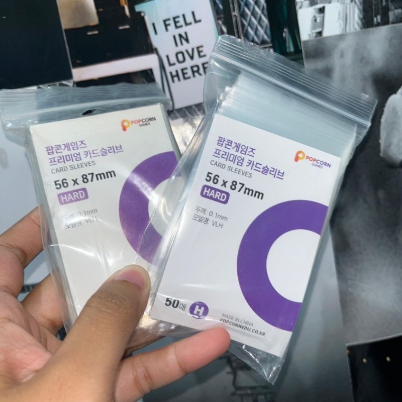 Inner sleeves plastik photocard Sleeve popcorn